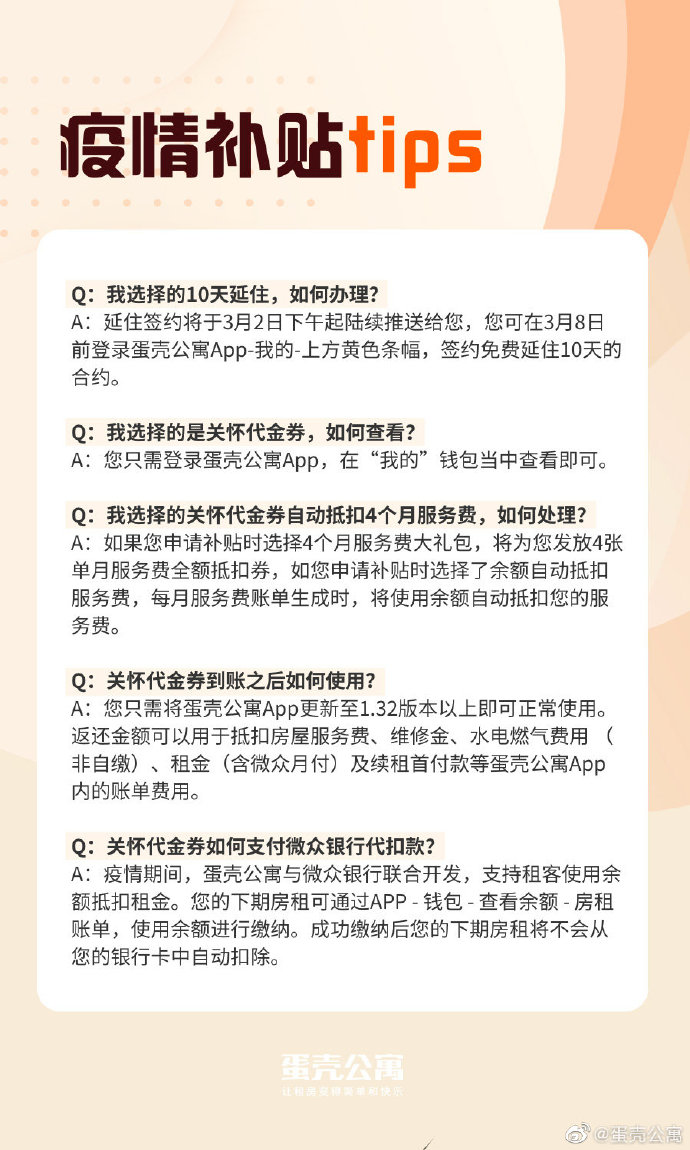 蛋壳公寓(dnkus):租户补贴陆续发放,可支付租金但不可提现