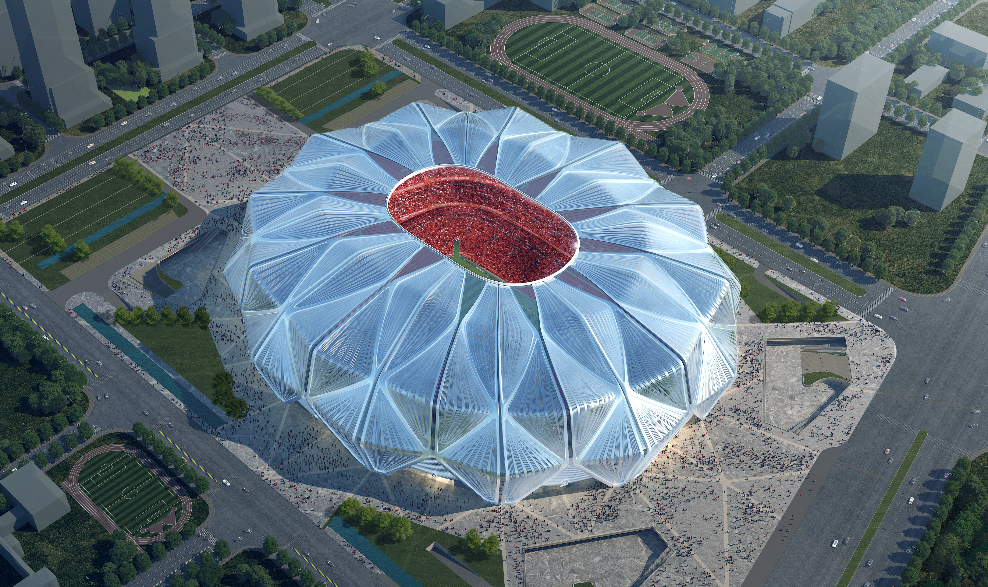 最美球场震撼来袭!广州恒大足球场设计方案获全票通过