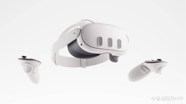 更薄、更轻、屏幕更优质Meta(META.US)推出Quest 3 VR头盔