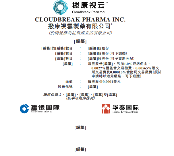 新股消息 | 眼科生物科技公司拨康视云四次递表港交所 2024年亏损约0.99亿美元