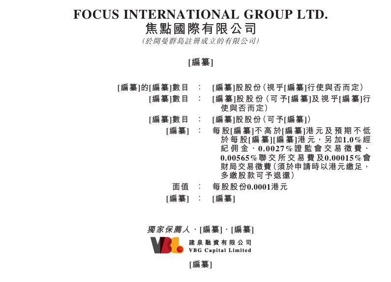 新股消息 | 焦点国际递表港交所 主营吸收性卫生产品制造及销售
