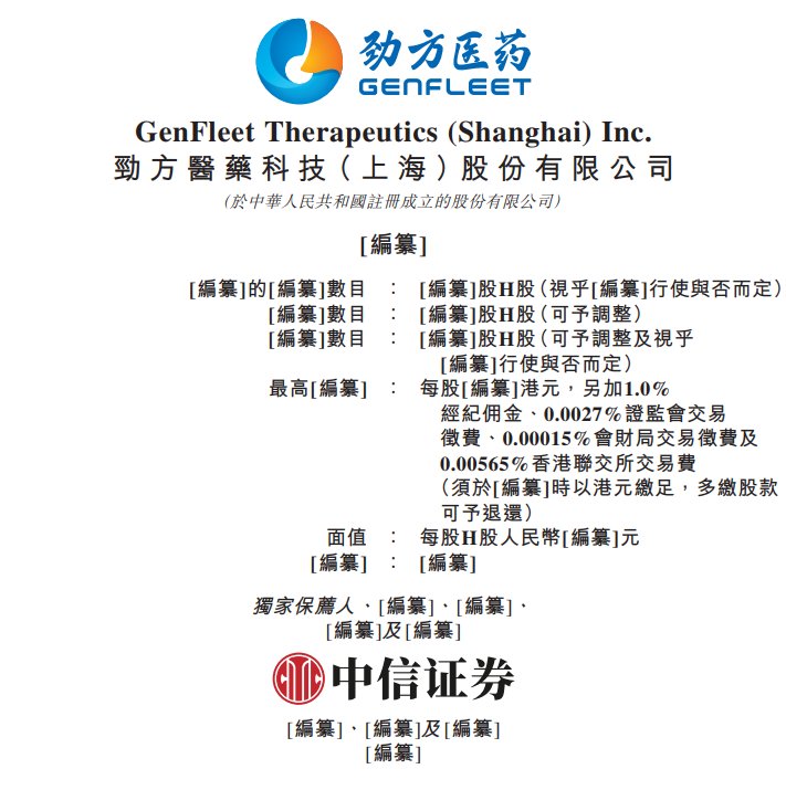 新股消息 | 劲方医药递表港交所 公司专注肿瘤等领域开发新治疗方案 核心产品包括GFH925和GFH375