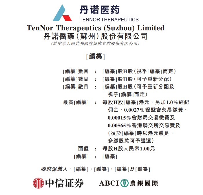 新股消息 | 丹诺医药递表港交所 拥有利福特尼唑(TNP-2198)等三大核心产品